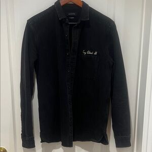 Urban Outfitters Black Dress Shirt